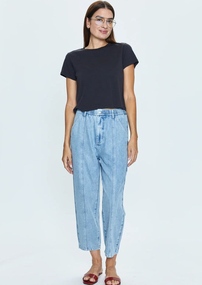 Court Denim Pant- Jardin