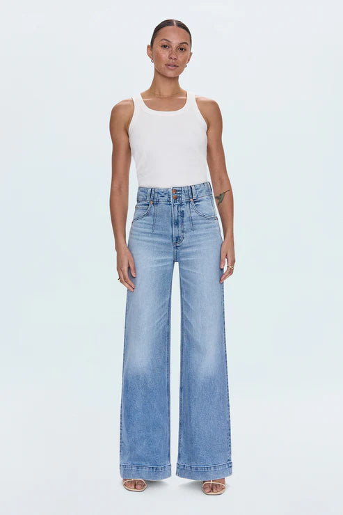 Lana High Rise Ultra Wide Leg Jean- Terrace