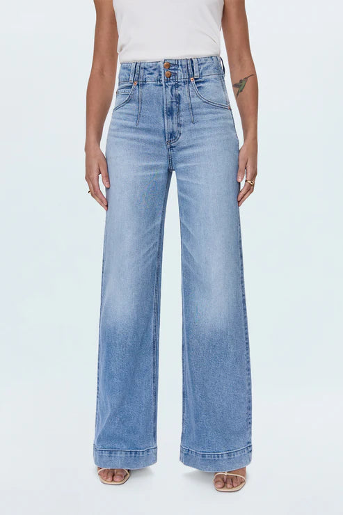 Lana High Rise Ultra Wide Leg Jean- Terrace