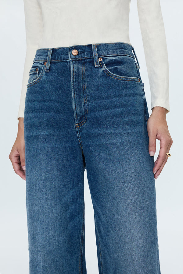 Lana Wide Leg Jean—Cider