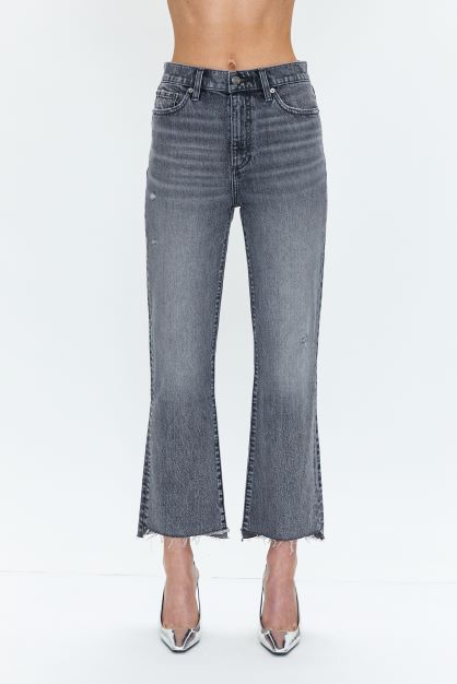 Ally Vintage Crop Bootleg Jean- Earl Grey Vintage **FINAL SALE**