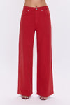 Jadyn Wide Leg Colored Denim- Samba