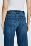 Lexi Mid-Rise Bowed Leg Jeans- Artisan