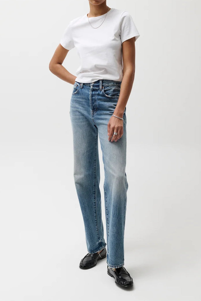 Cassie Super High Rise Straight-Serpentine Vintage