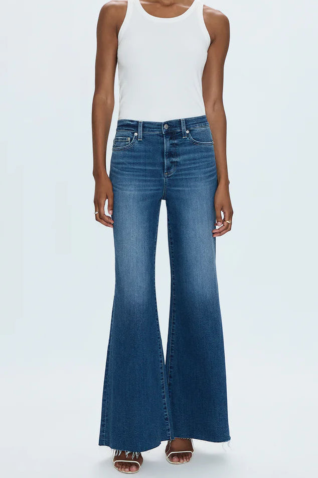 Izzy Mid Rise Wide Leg- Study