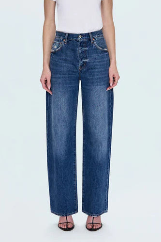 Tate High Rise Barrel Leg Jean- Fulton