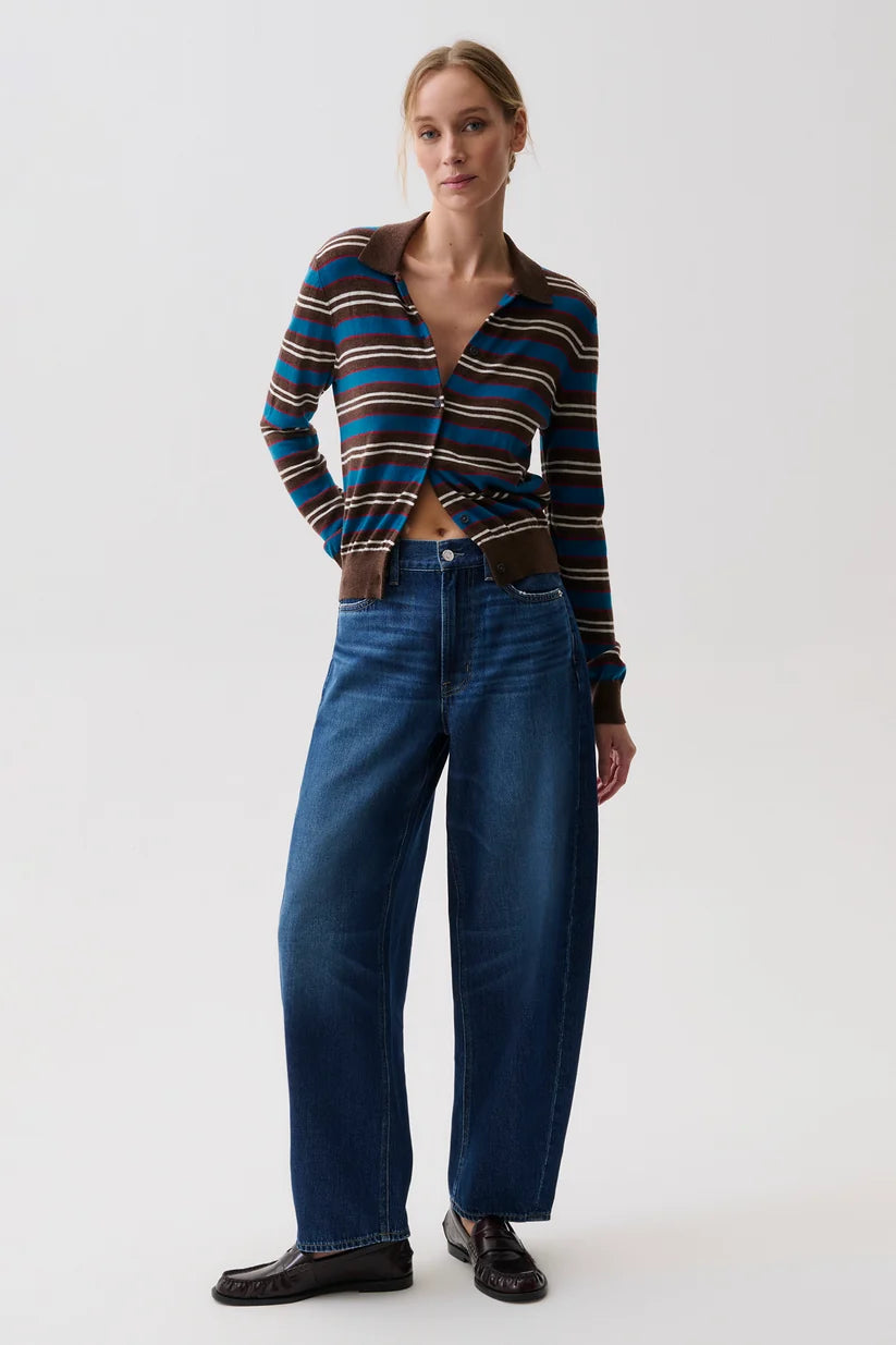 Sacha High Rise Relaxed Barrel- Nile