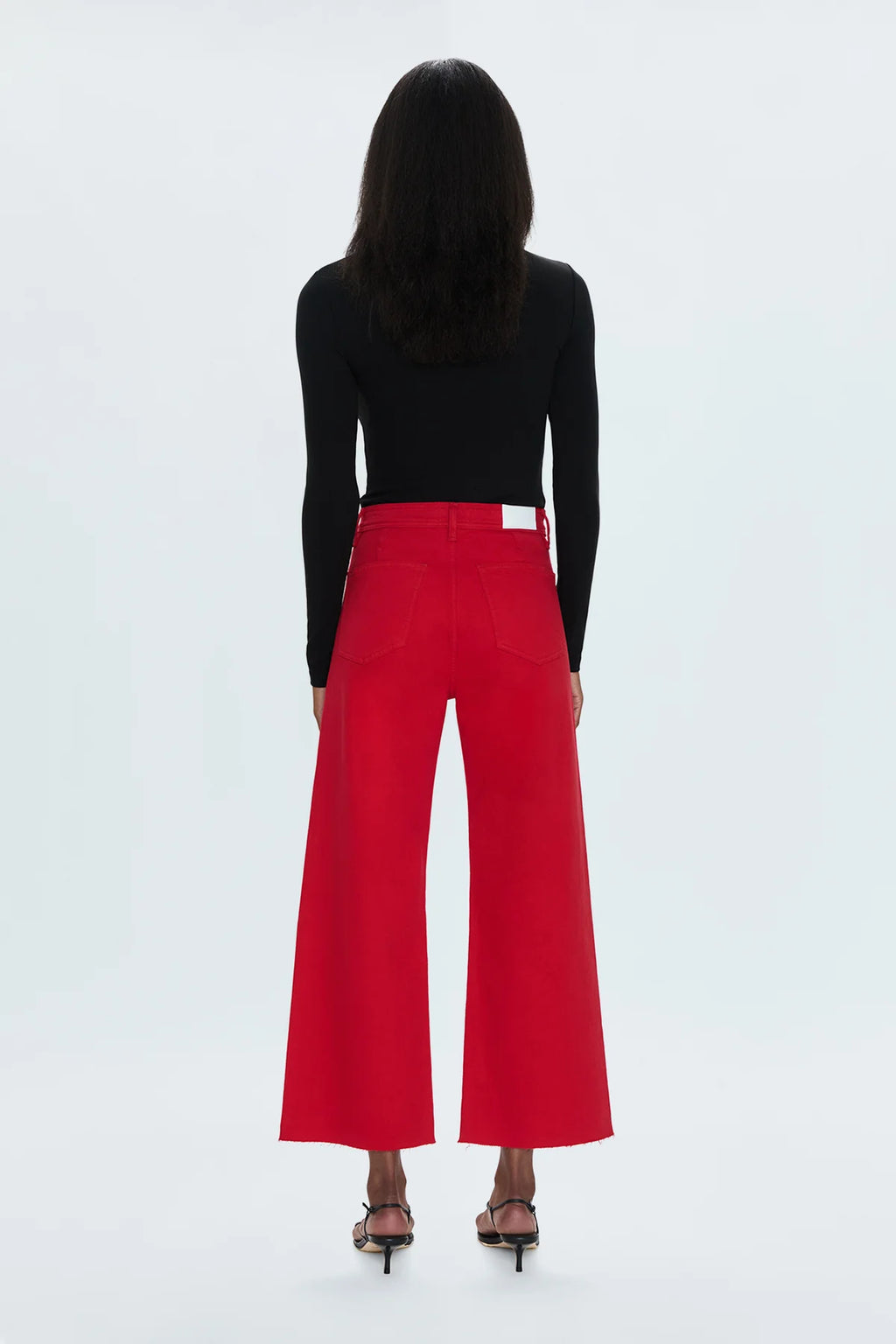 Penny Crop Wide Leg- Ruby