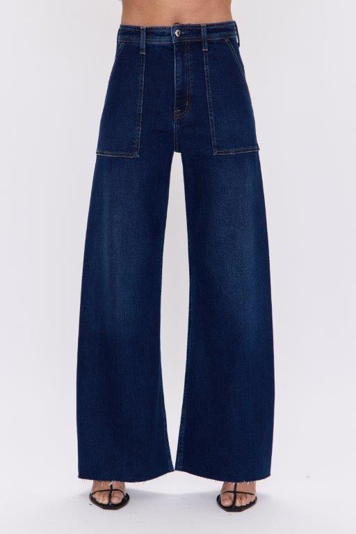 Penny Utility Wide Leg High Rise Jean- Calluna