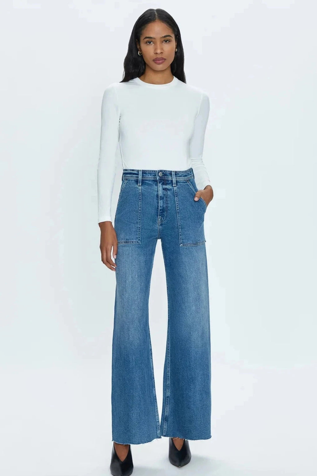 Penny Utility Wide Leg- Canal