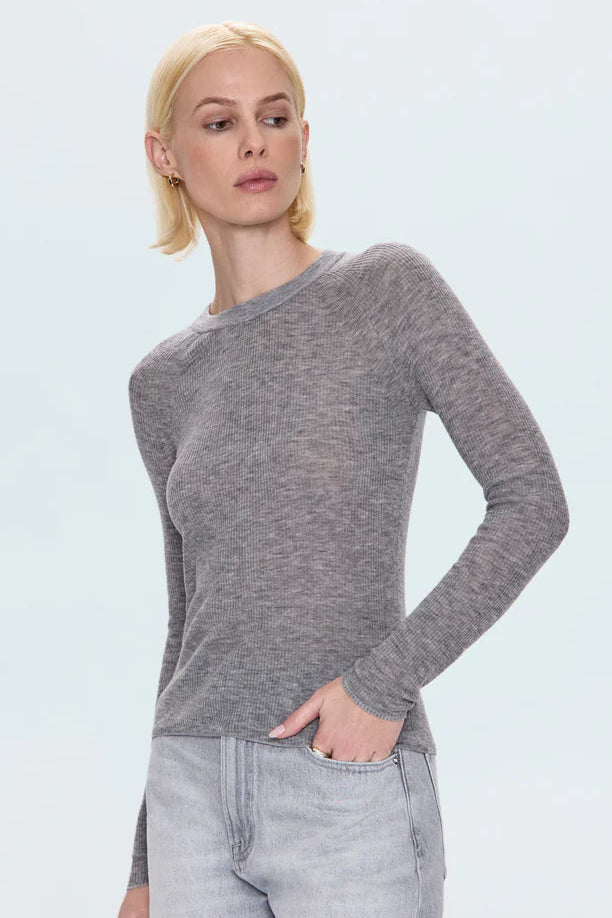 Juno Top- Charcoal Heather