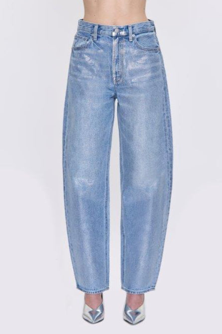 Wes High Rise Barrel Jean- Spellbound