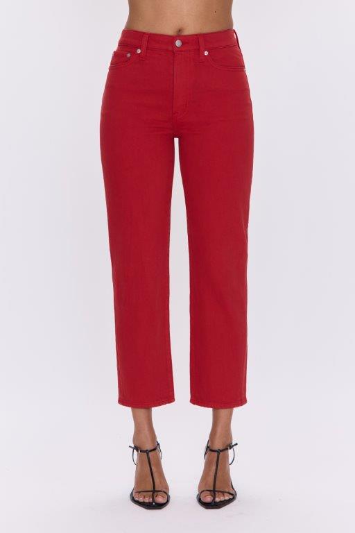 Charlie High Rise Classic Straight- Samba