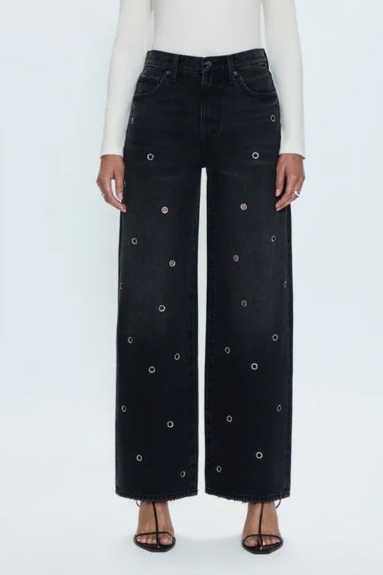 Hendrix High Rise Baggy Jean- Glamour