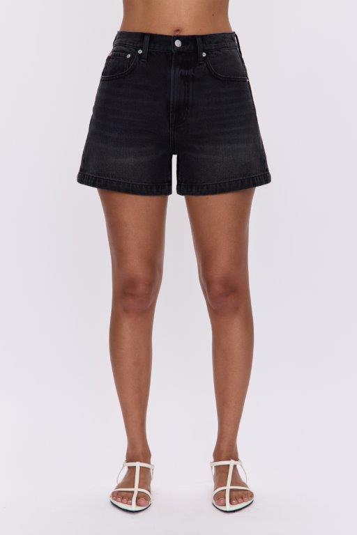 Saige High Rise A-Line Short- Glamour