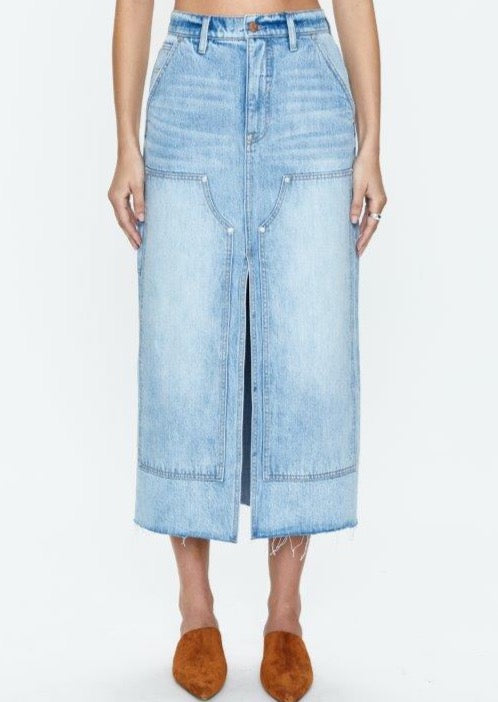 Alice Denim Skirt- Coastal