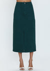 Pamela Midi Skirt- Pine Green