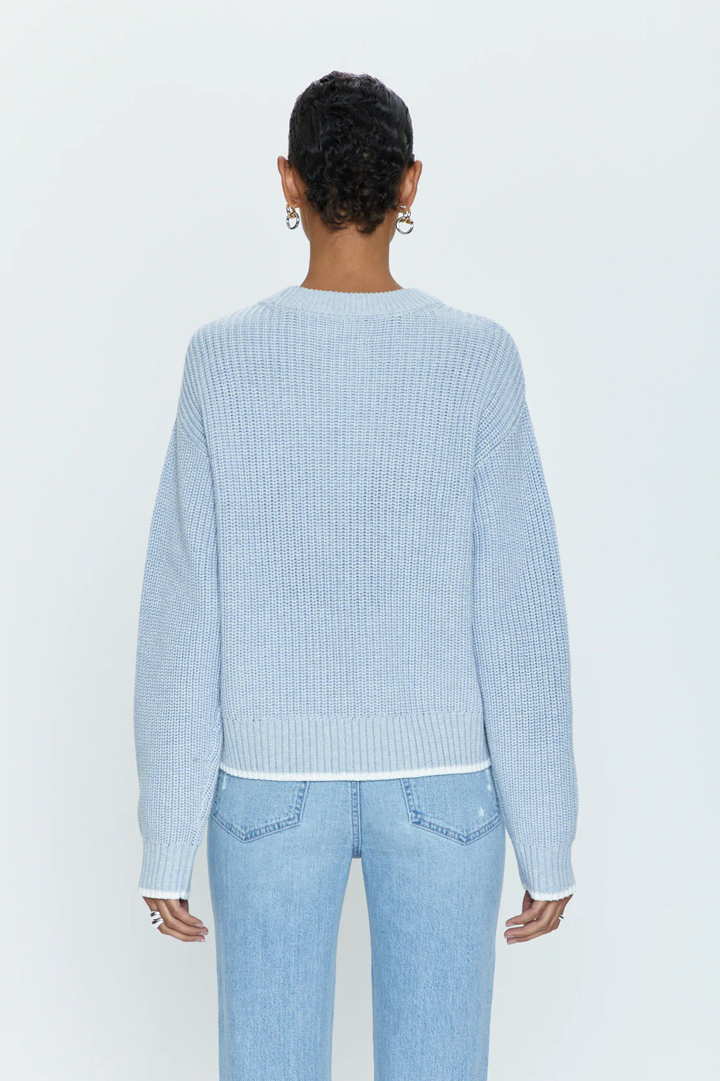 Ren All Day Sweater- Light Blue