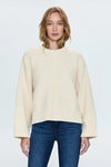 Leigh Relaxed Fit Sweater- Ivory