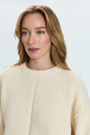 Leigh Relaxed Fit Sweater- Ivory