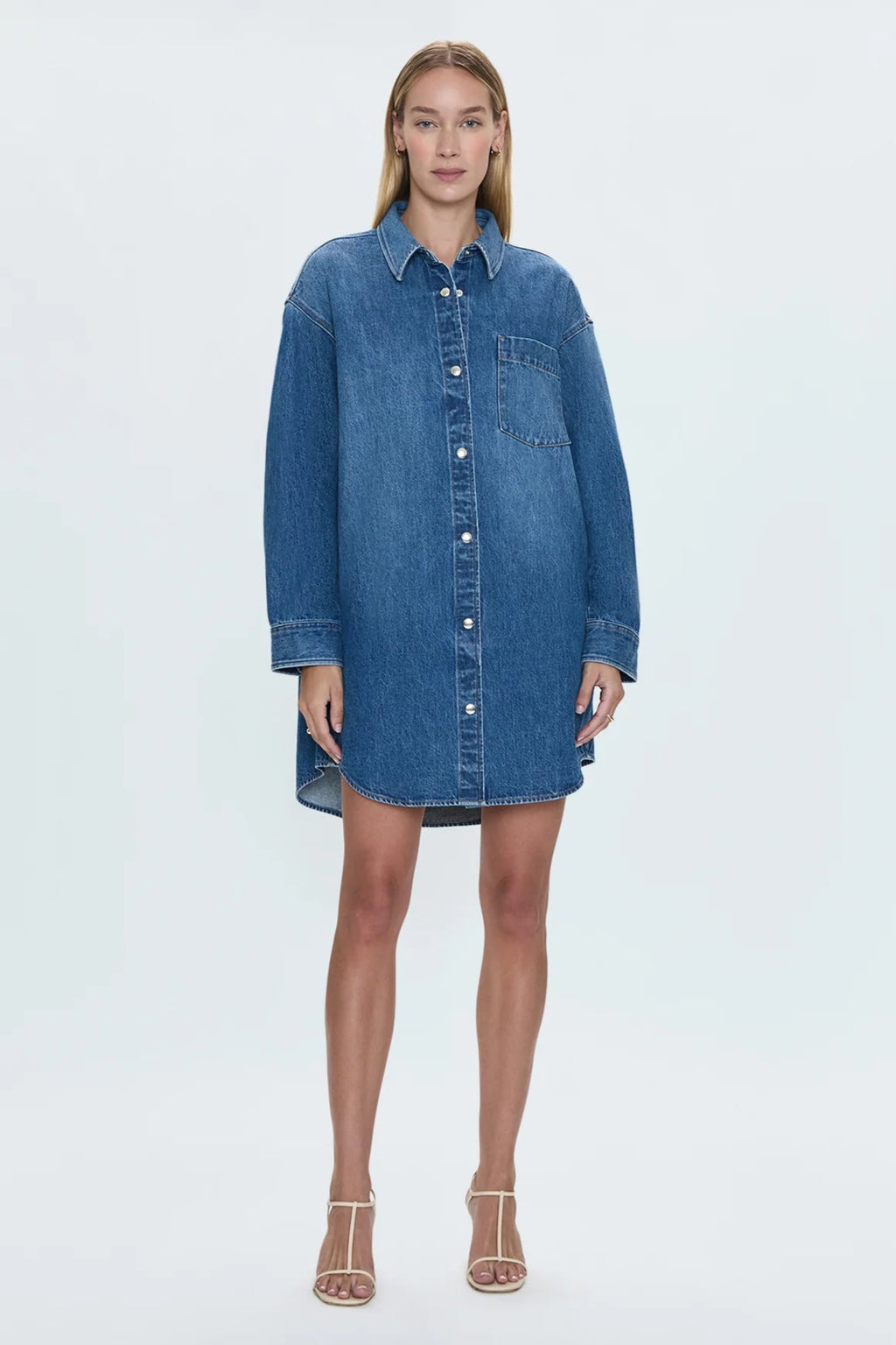 Elle Denim Dress—Karat