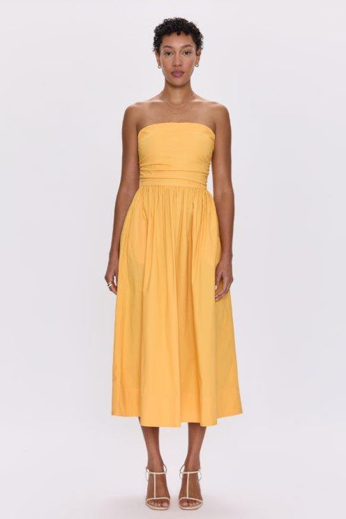 Florence Strappy Back Dress—Papaya