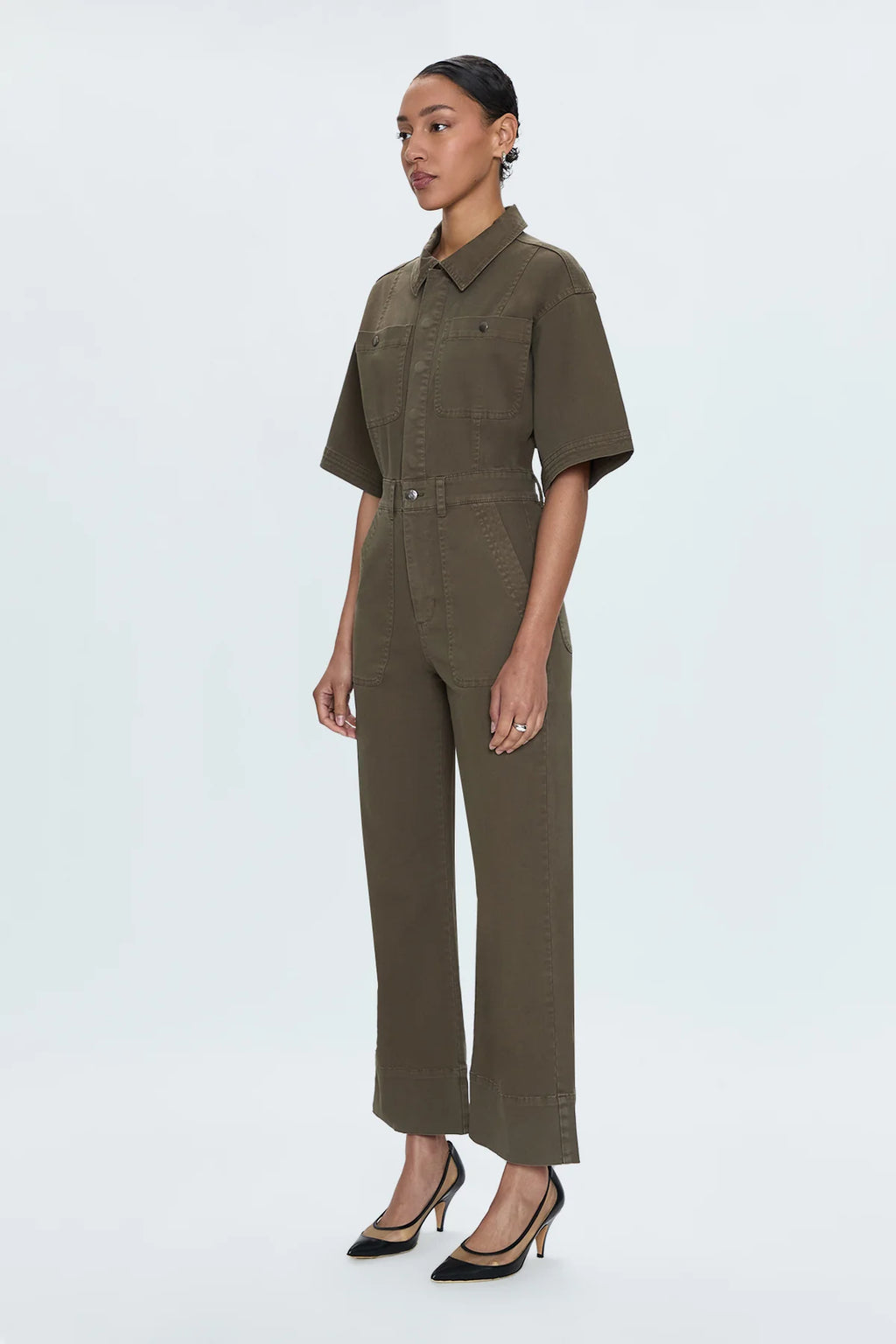 Bernice Jumpsuit- Deep Olive