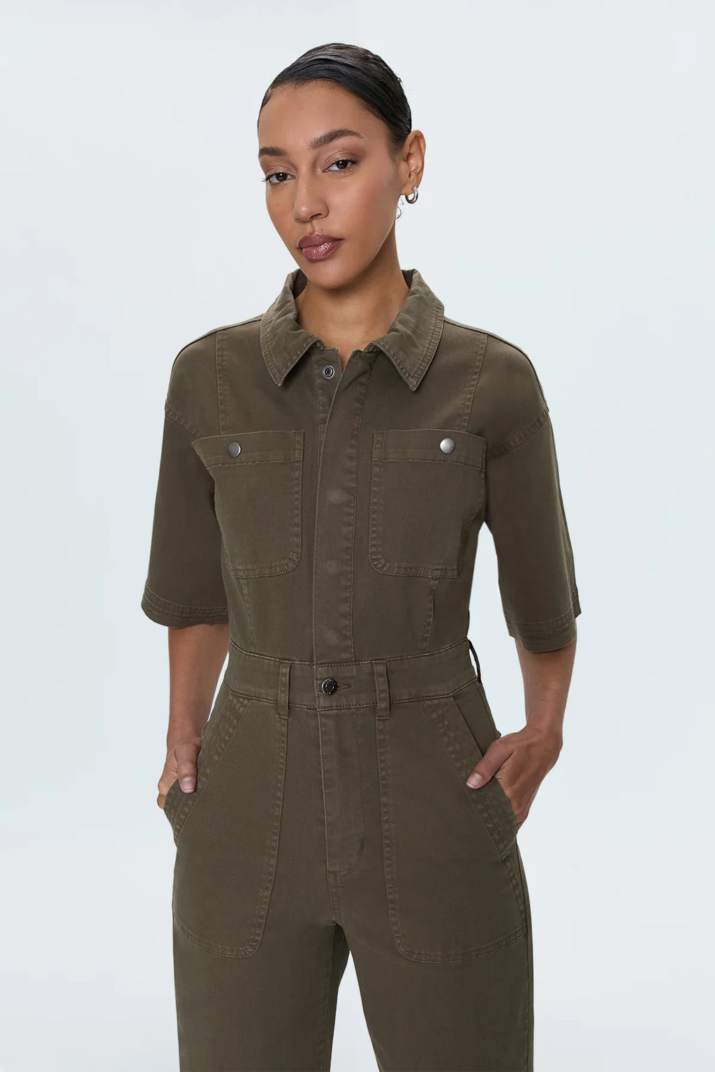 Bernice Jumpsuit- Deep Olive