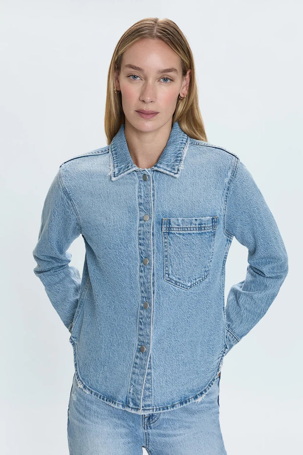 Jules Denim Shirt—Scholar Vintage