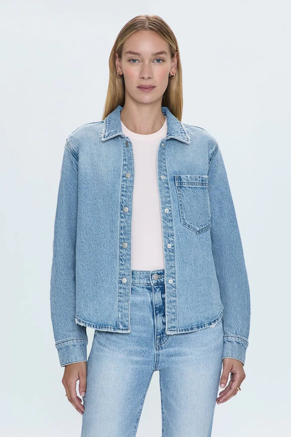 Jules Denim Shirt—Scholar Vintage