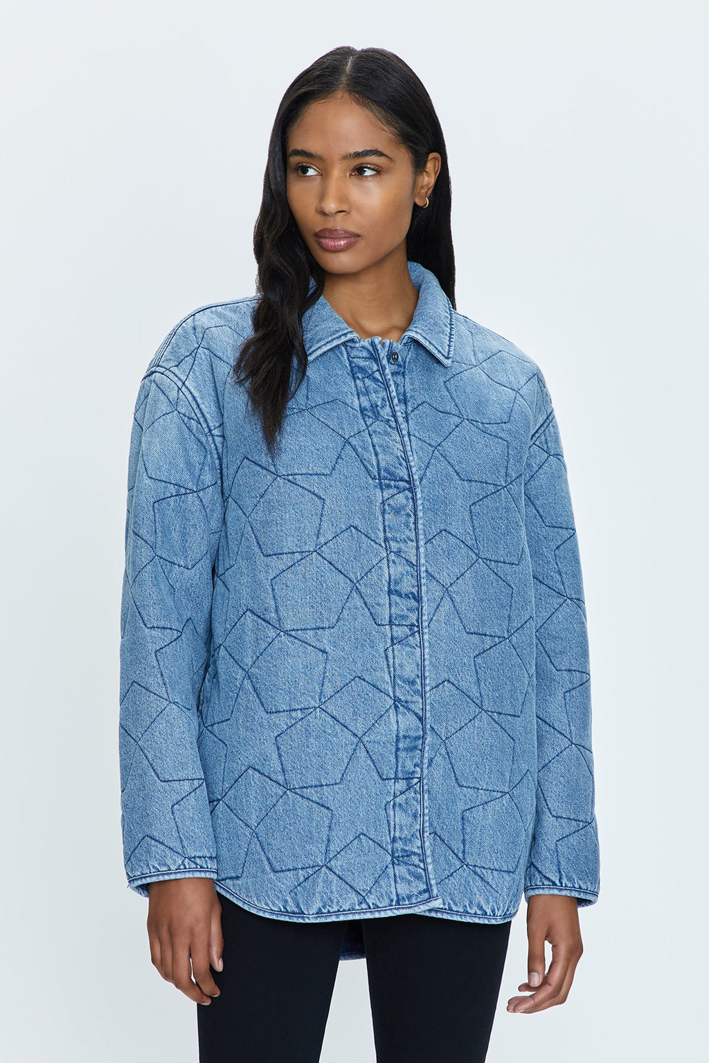 Alyssa Embroidered Denim Jacket- Marmont Star