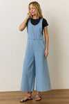 Layla Denim Overalls- Light Wash