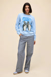 Fleetwood Mac Penguins Vintage Sweatshirt- Powder Blue
