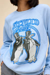 Fleetwood Mac Penguins Vintage Sweatshirt- Powder Blue