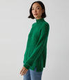 Zion Mock Neck Pullover- Beetle