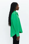 Sloane Button-Down- Green Apple