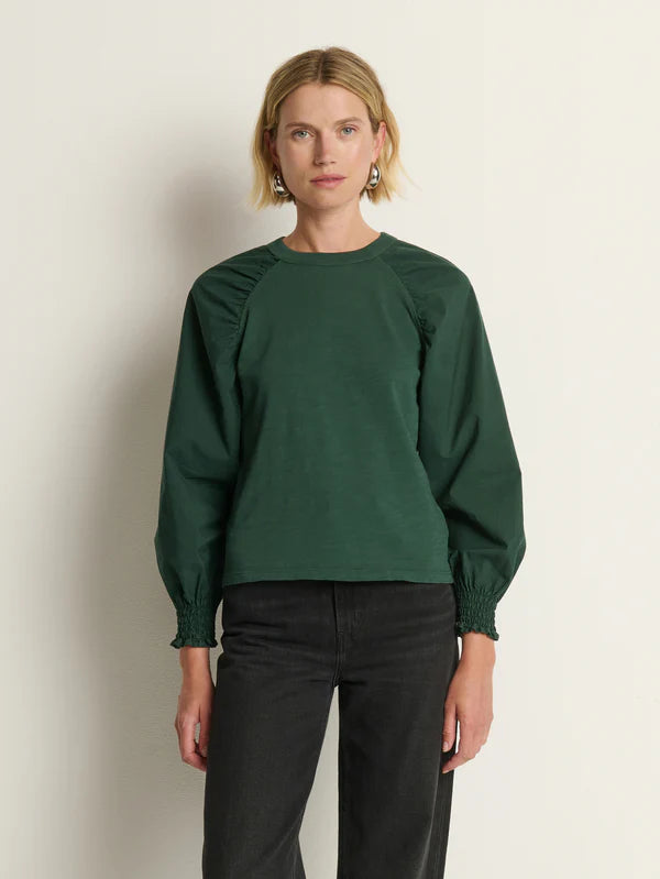 Suky Raglan Top- Pine
