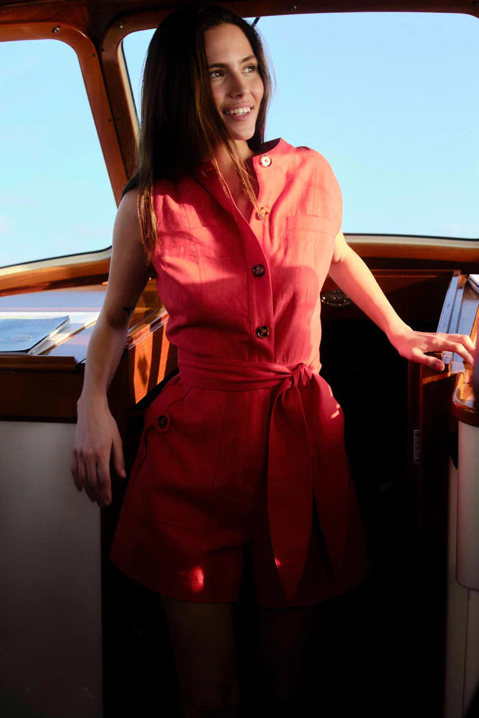 Rachel Romper- Poppy