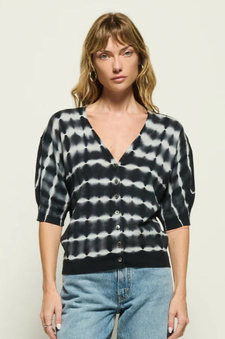 Sunna Cardigan—Tie Dye Stripe