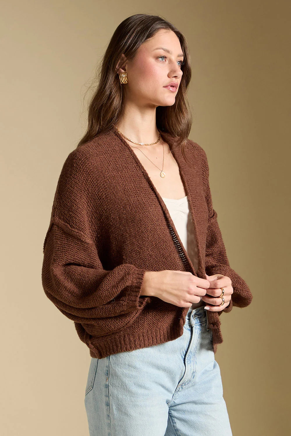 Aden Sweater- Chocolate