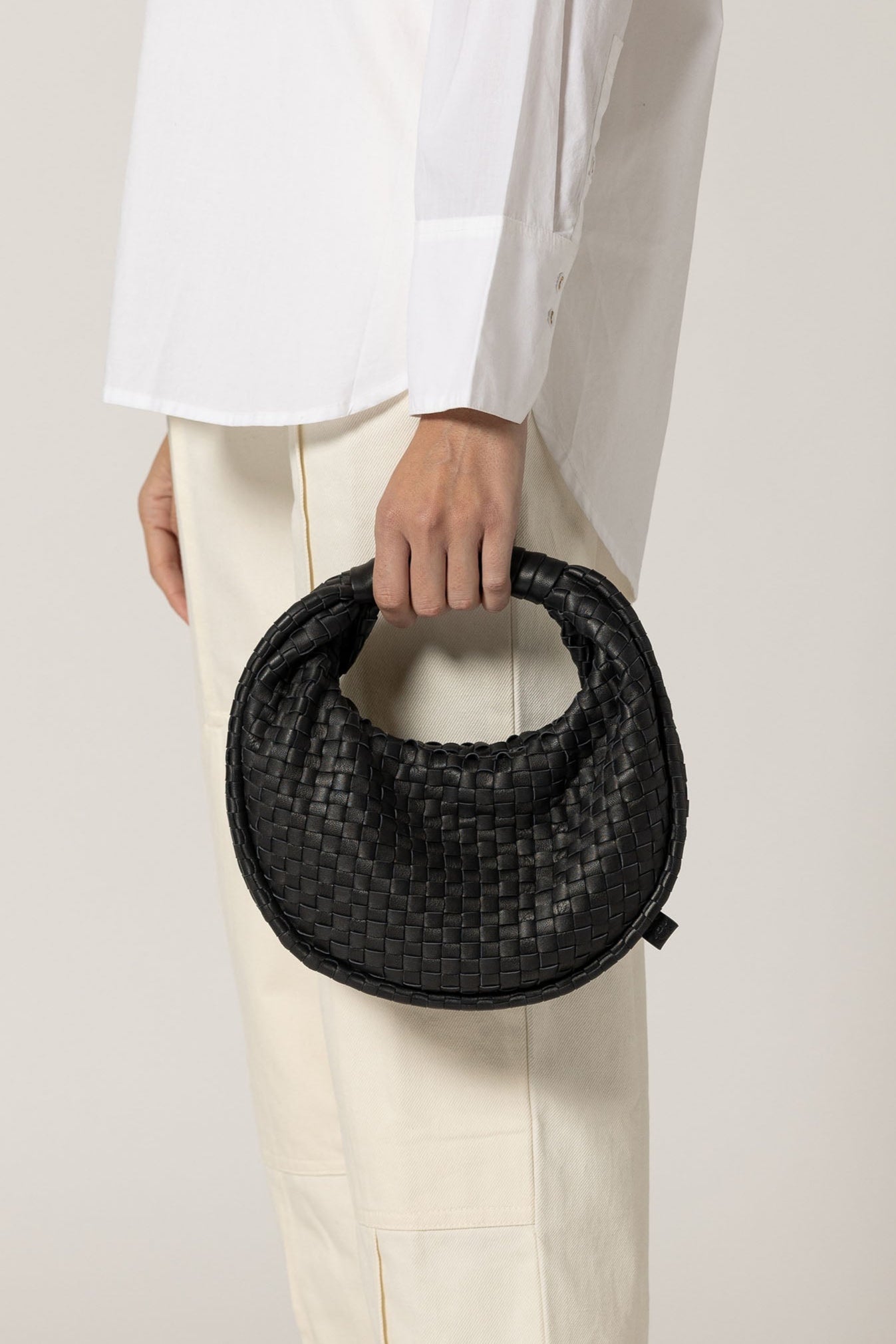 Santiago Mini Hobo- Black