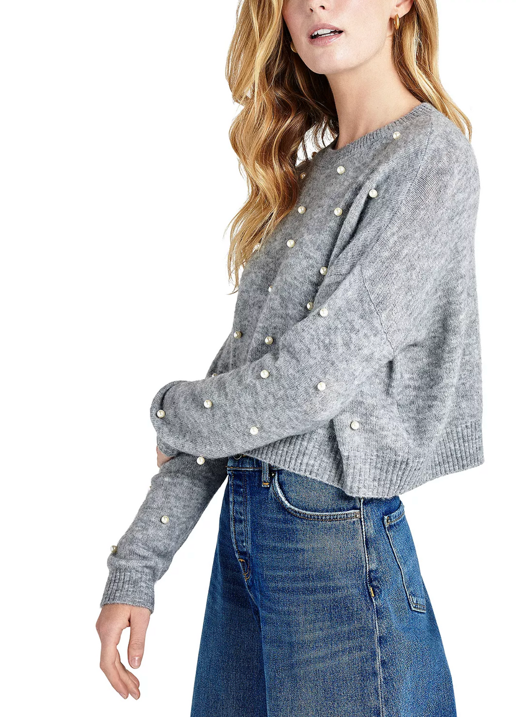 Grey deals pearl sweater