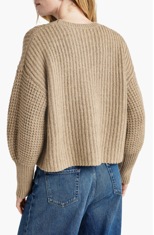 Sarah Sweater- Heather Camel