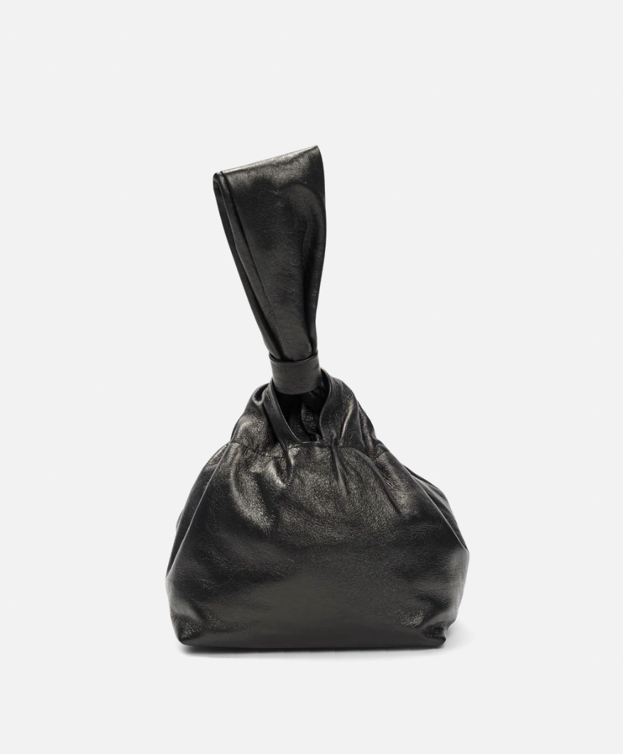 Mariposa Bucket Bag- Metallic Black
