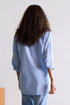 The Mia Shirt Stripe- Blue