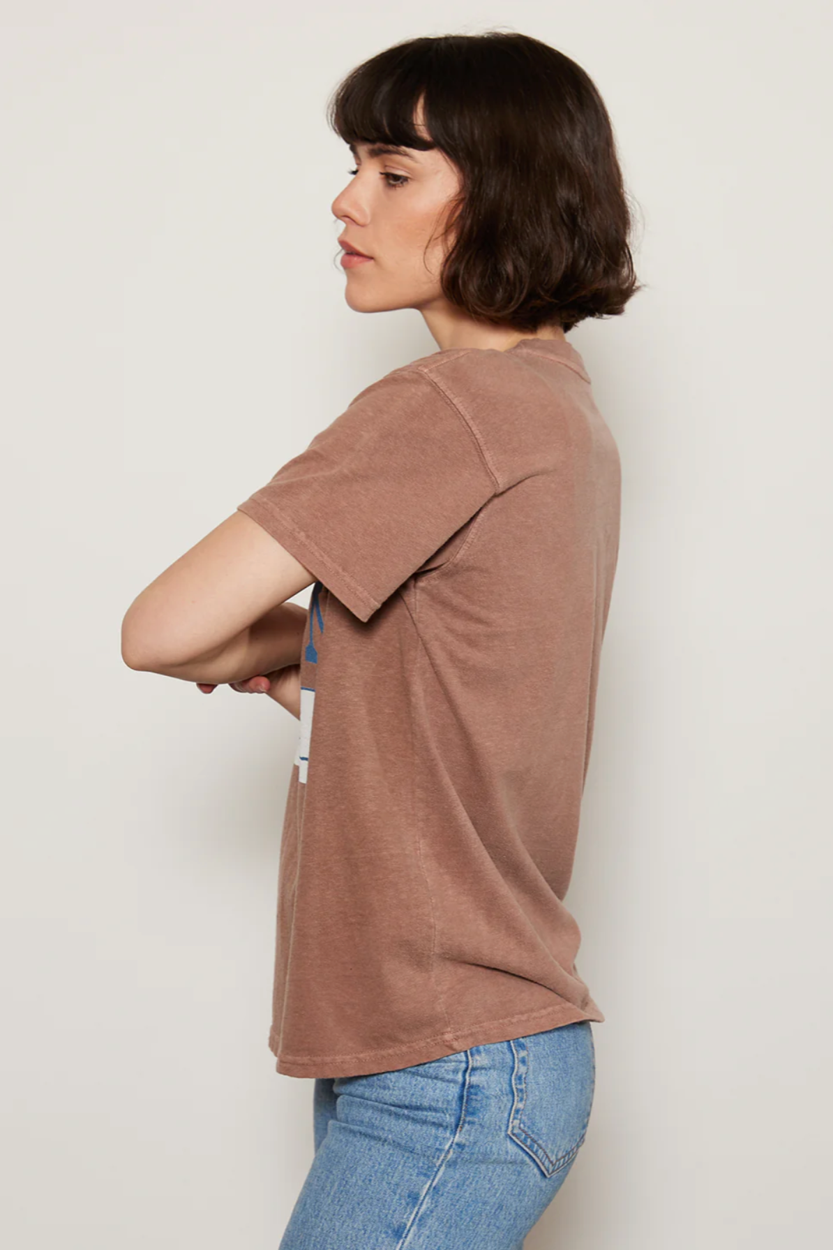 Peanuts Slow Down Tee- Brown