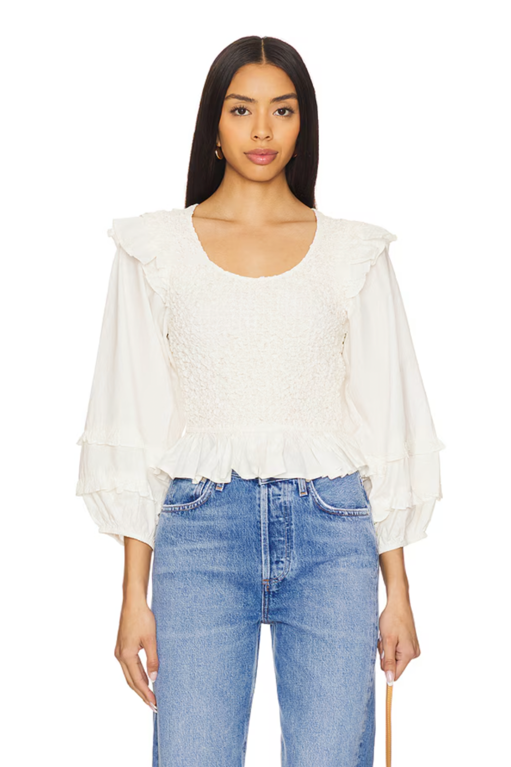 Veronika Blouse- Ivory