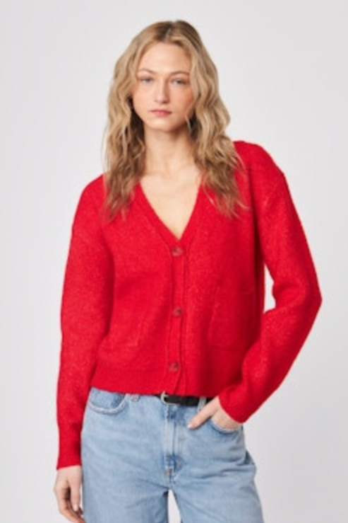 Braxton Cardigan—Rouge
