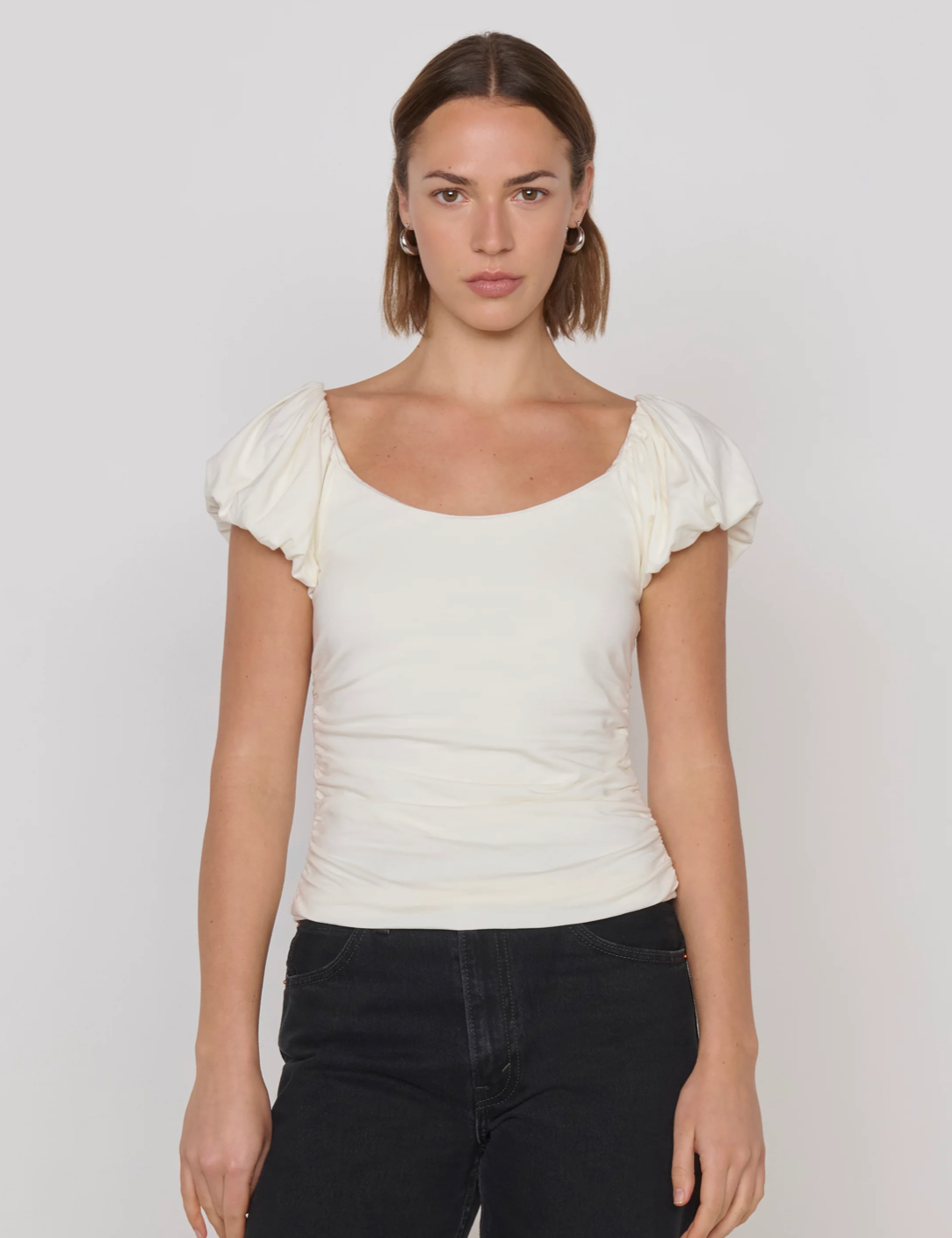 The Angelica Top- Porcelain