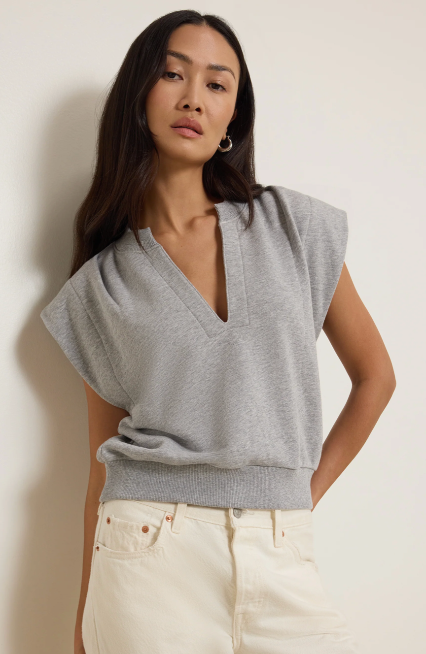 Lenon Sweatshirt- Heather Grey